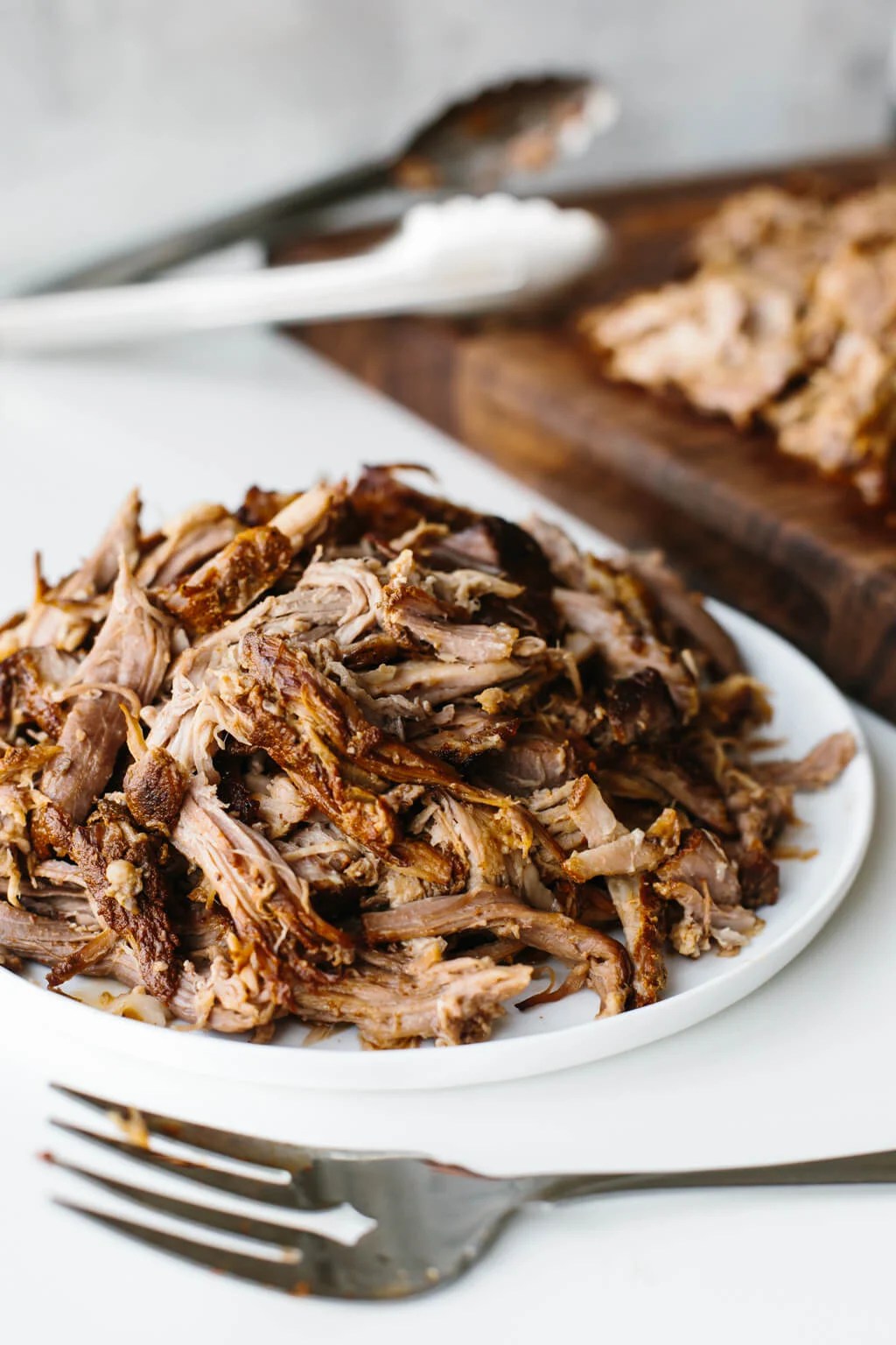 Slow cooker pulled pork is juicy, flavorful and delicious. The best slow cooker recipe!