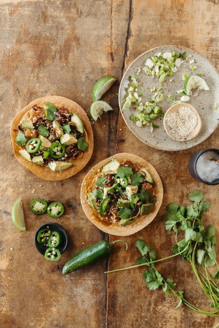 spicy tuna tostadas