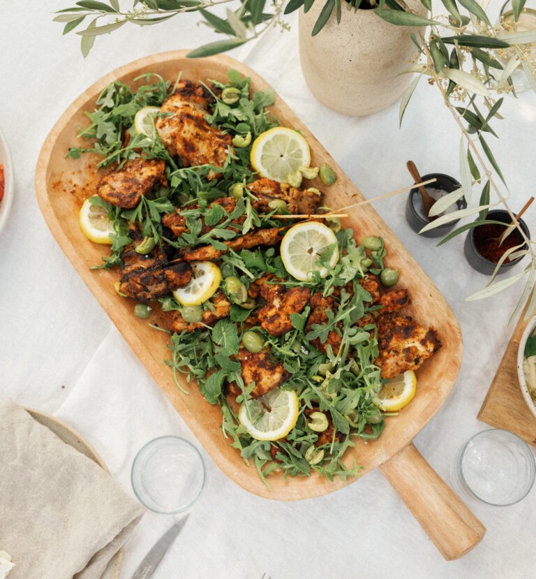 spice rubbed chicken thighs