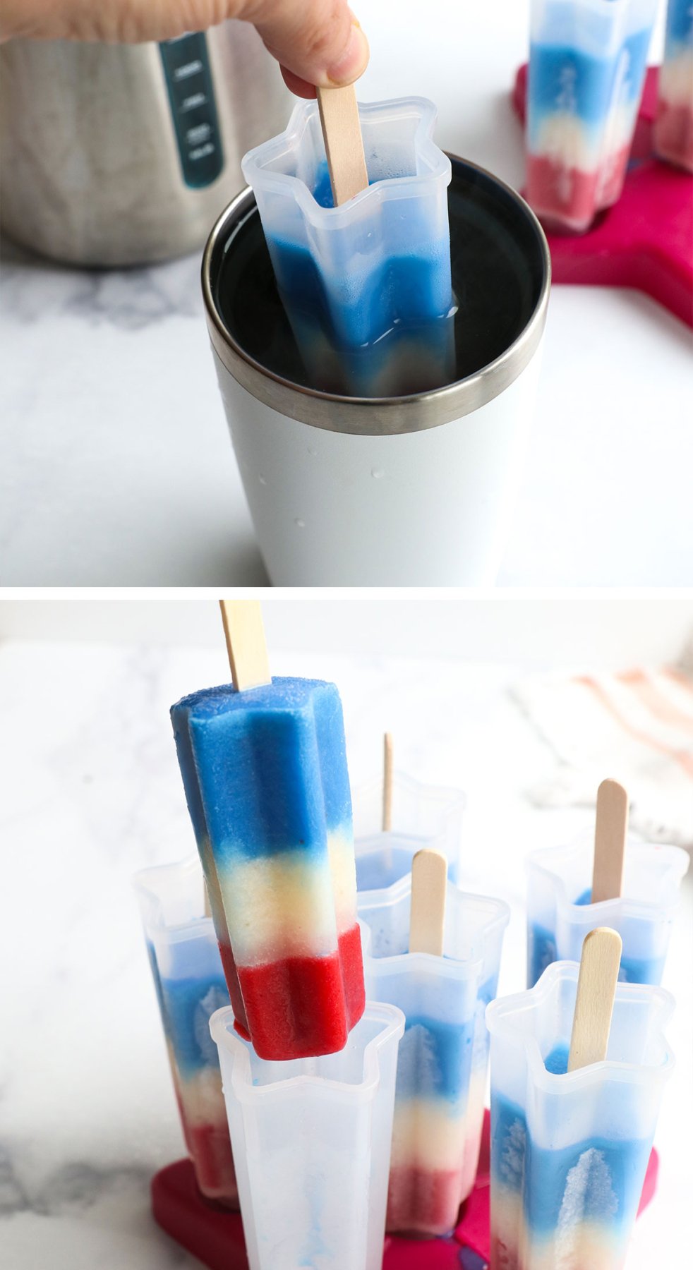 trick for removing popsicles from their molds.