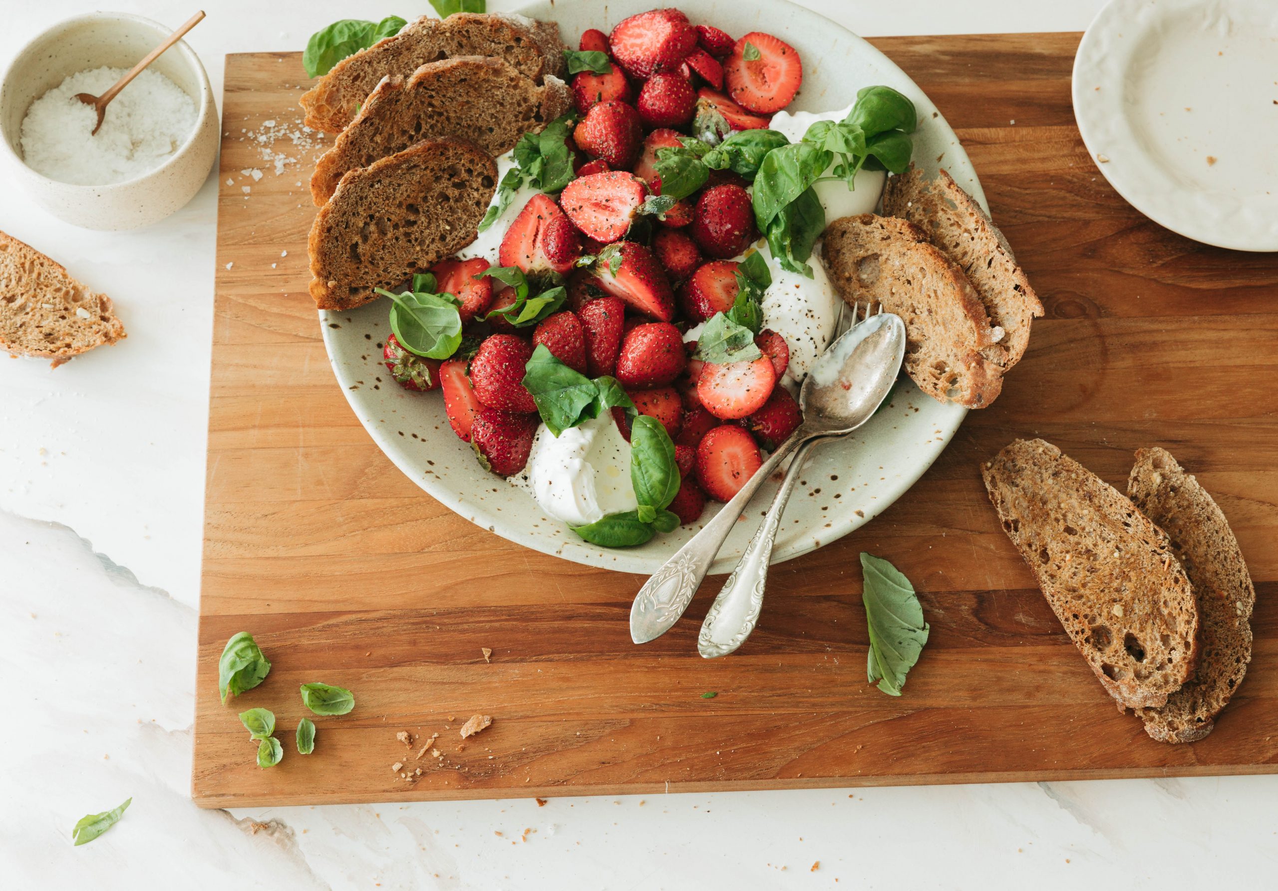 strawberry caprese salad summer
