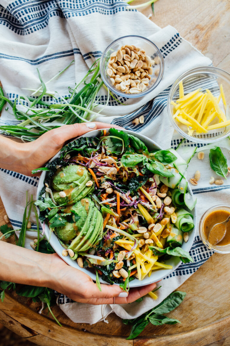 thai chicken salad mixed