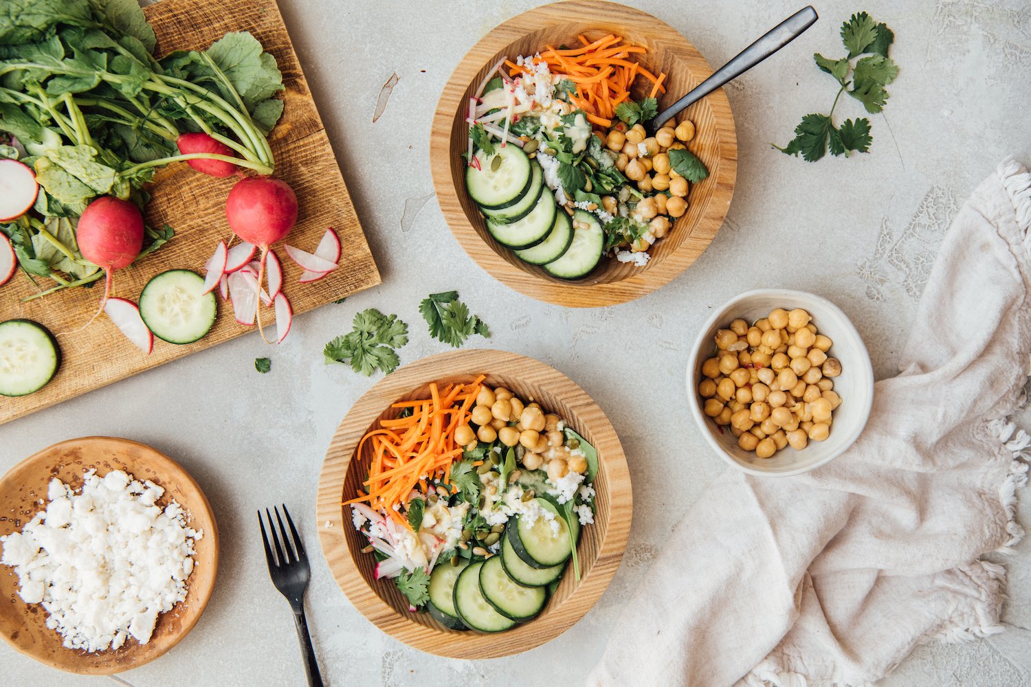 mexican chopped salad with honey-shallot dressing