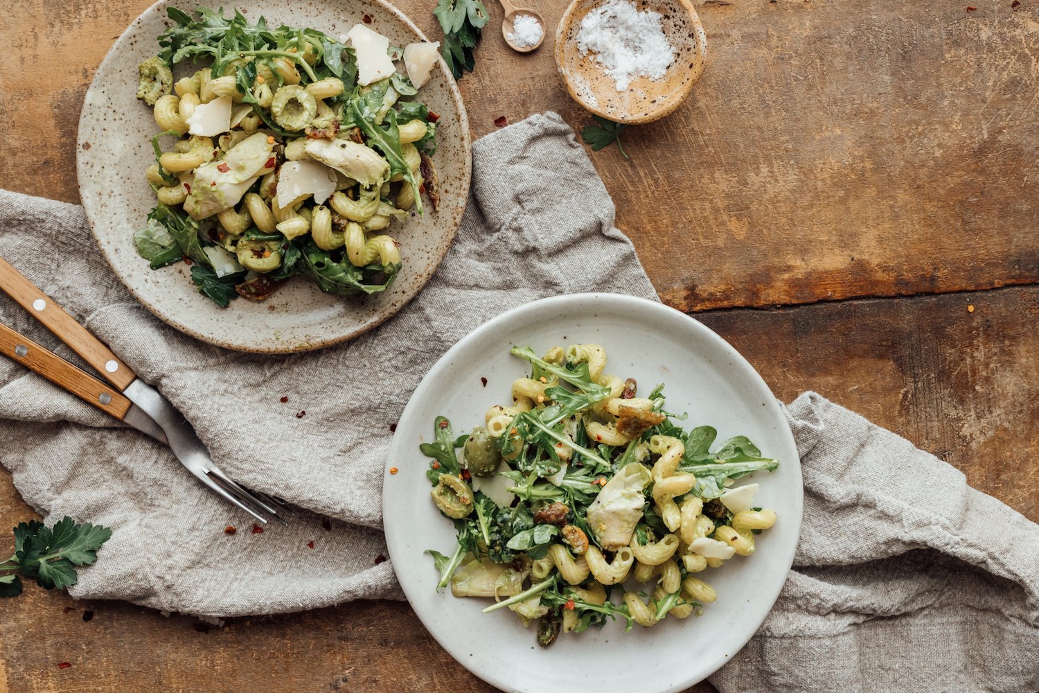 lemony pasta salad