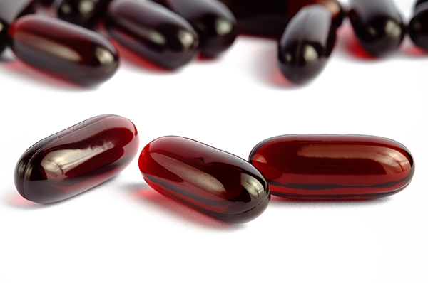 Close Up Shots of Astaxanthin Pills | Astaxanthin
