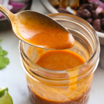 Detoxinista chipotle vinaigrette labeled for Pinterest.
