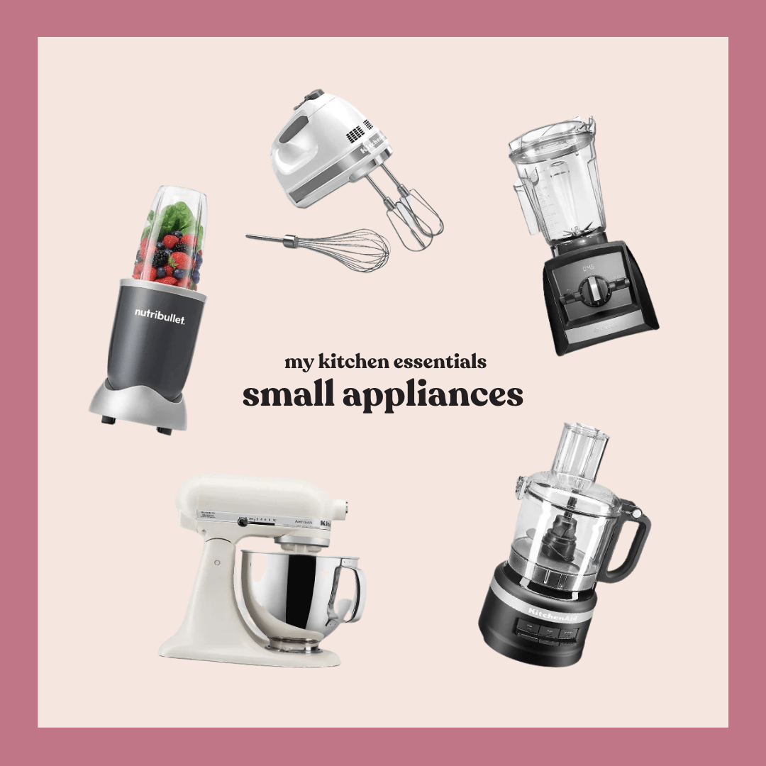 collage of small appliances