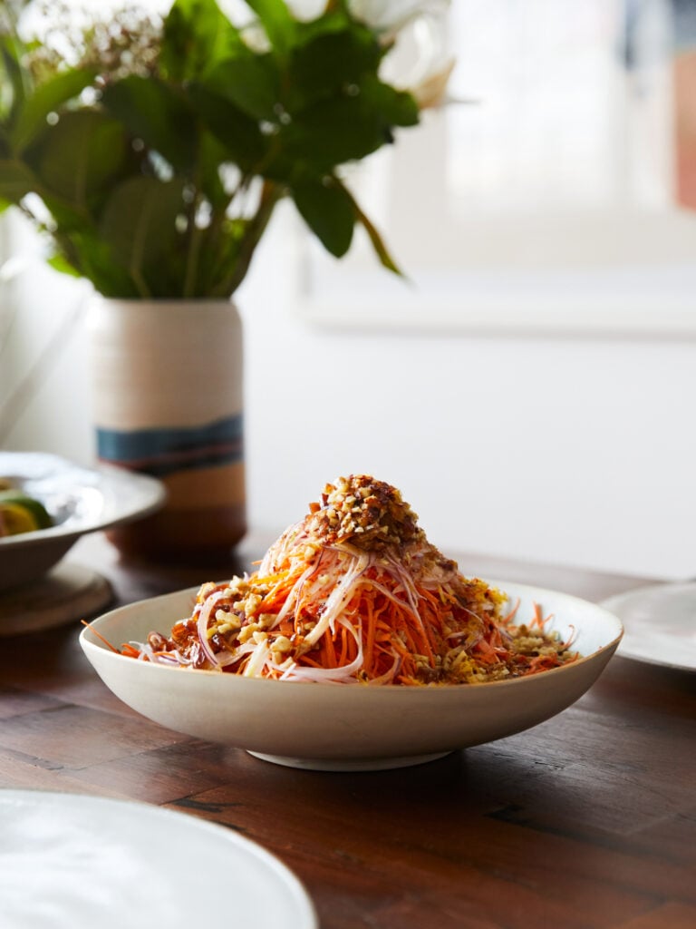 Raw Carrot Salad with Dates, Walnuts, and Aleppo