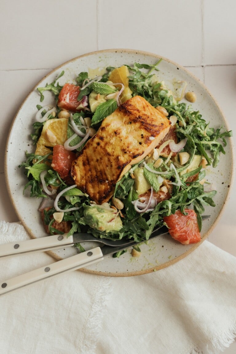 Salmon Salad with Citrus & Avocado 