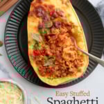 stuffed spaghetti squash pin