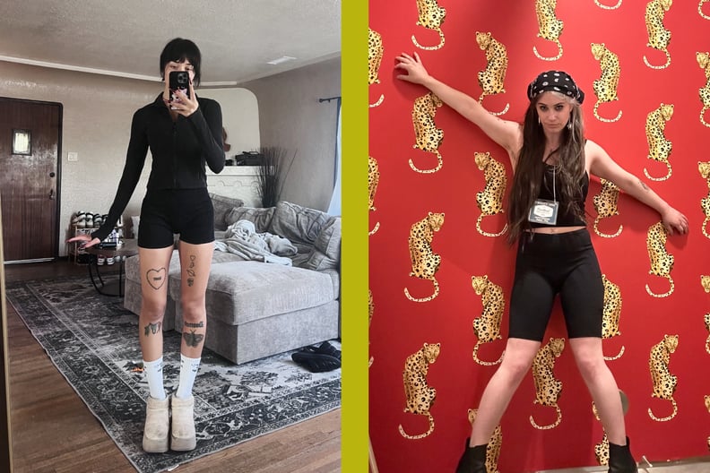 Goth girl gymwear, Halara goth gym girl.