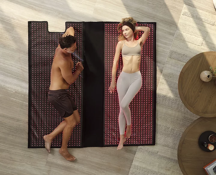 red light therapy blanket open