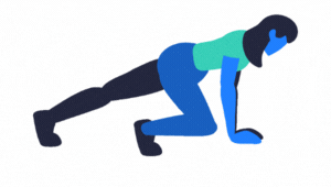 doing mountain climbers