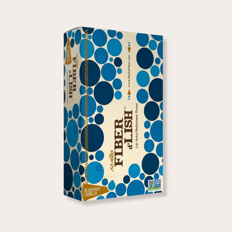 Fiber Blueberry Cobbler Bars