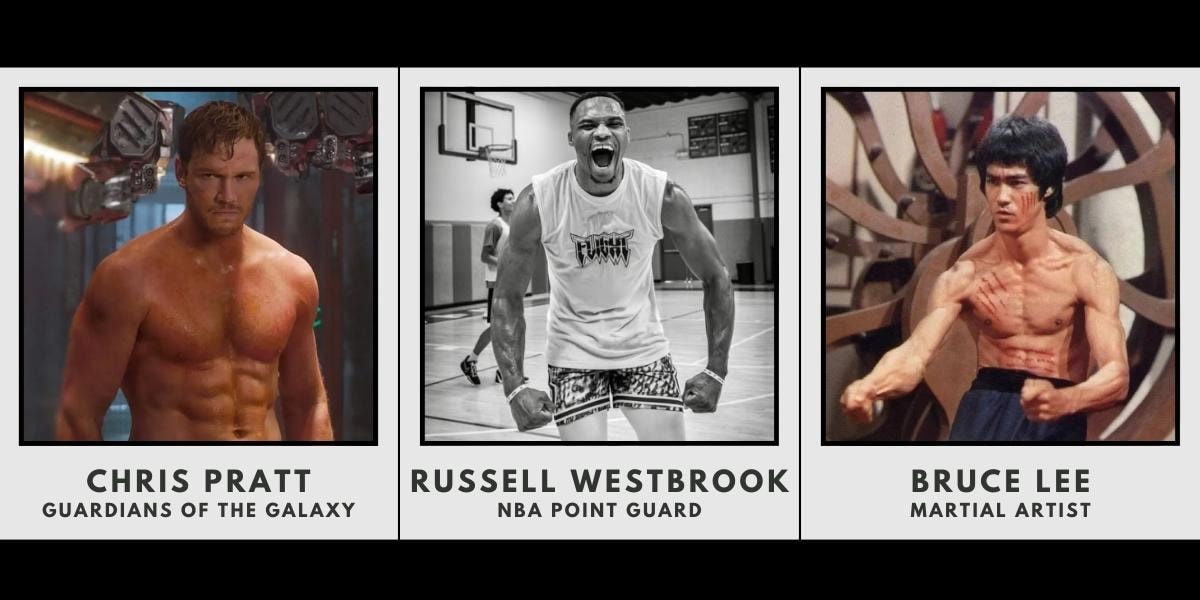 famous ripped physique examples