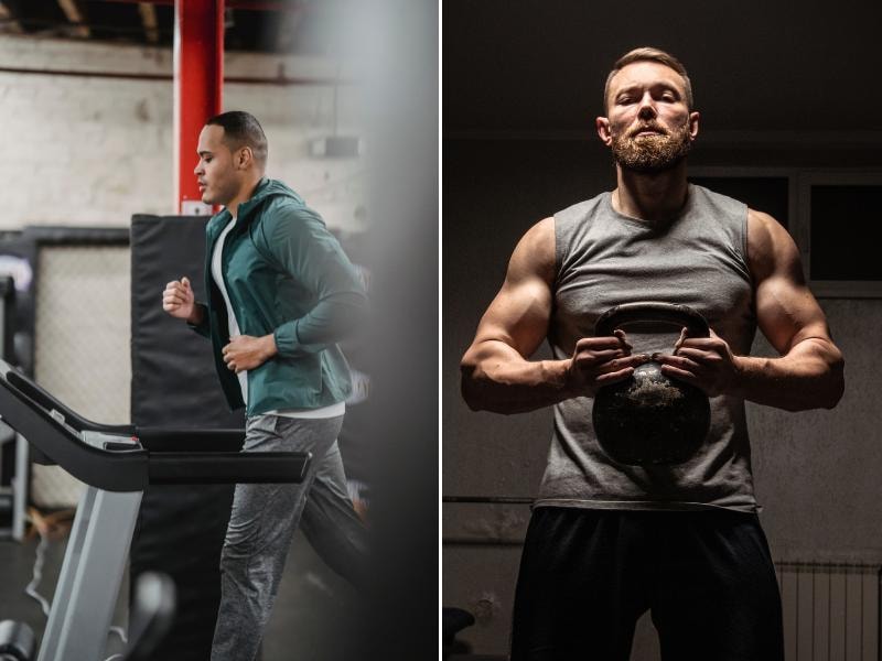 cardio and weight lifting