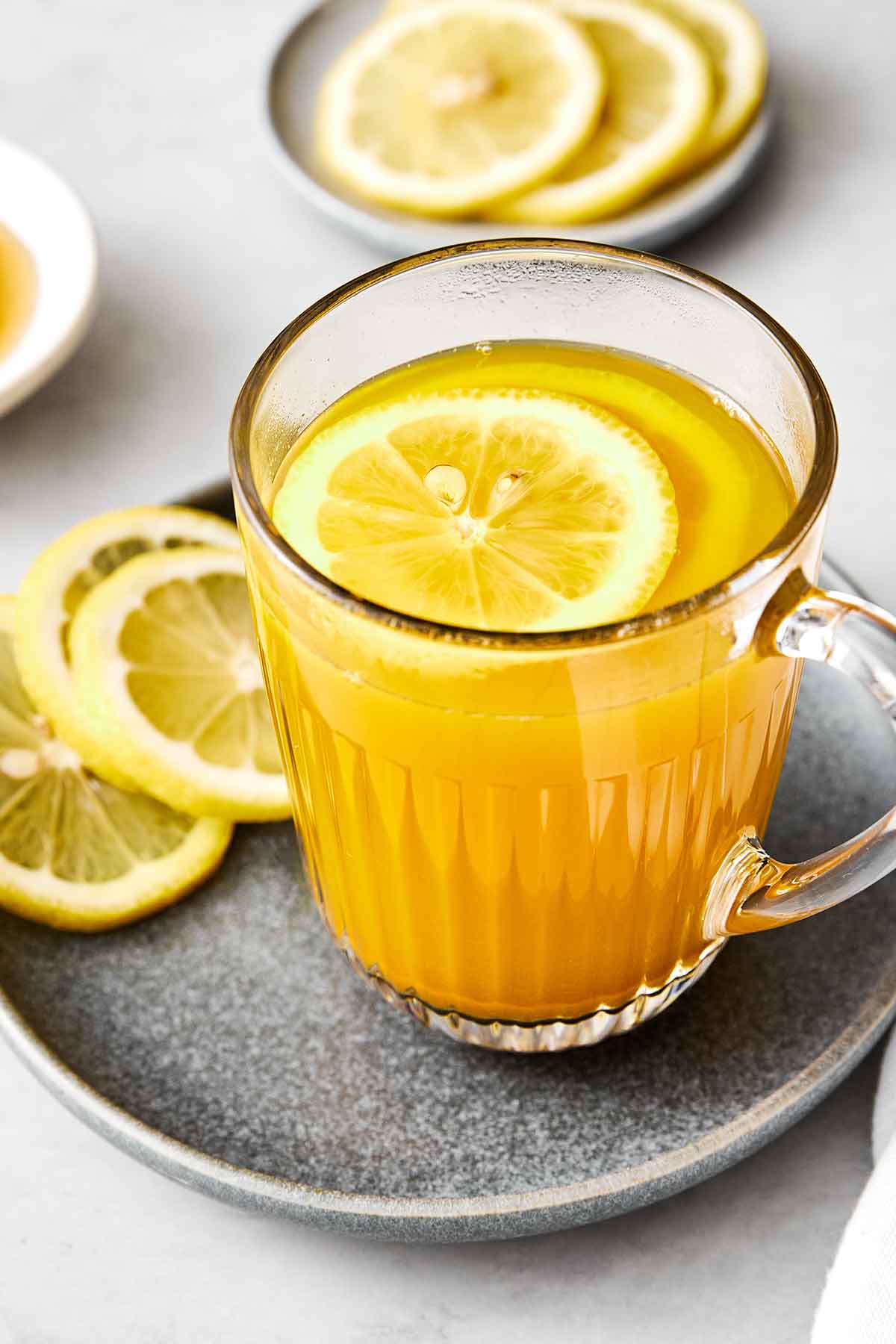 A cup of turmeric tea.