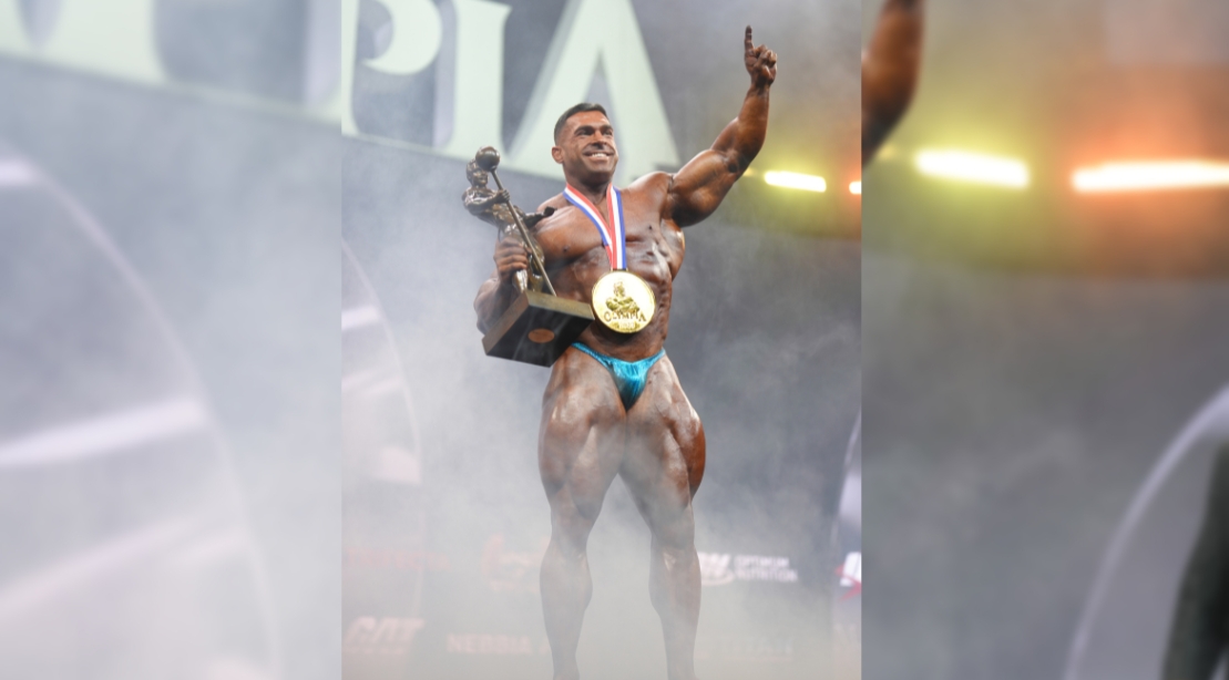 Derek Lunsford wins the 2023 Mr. Olympia