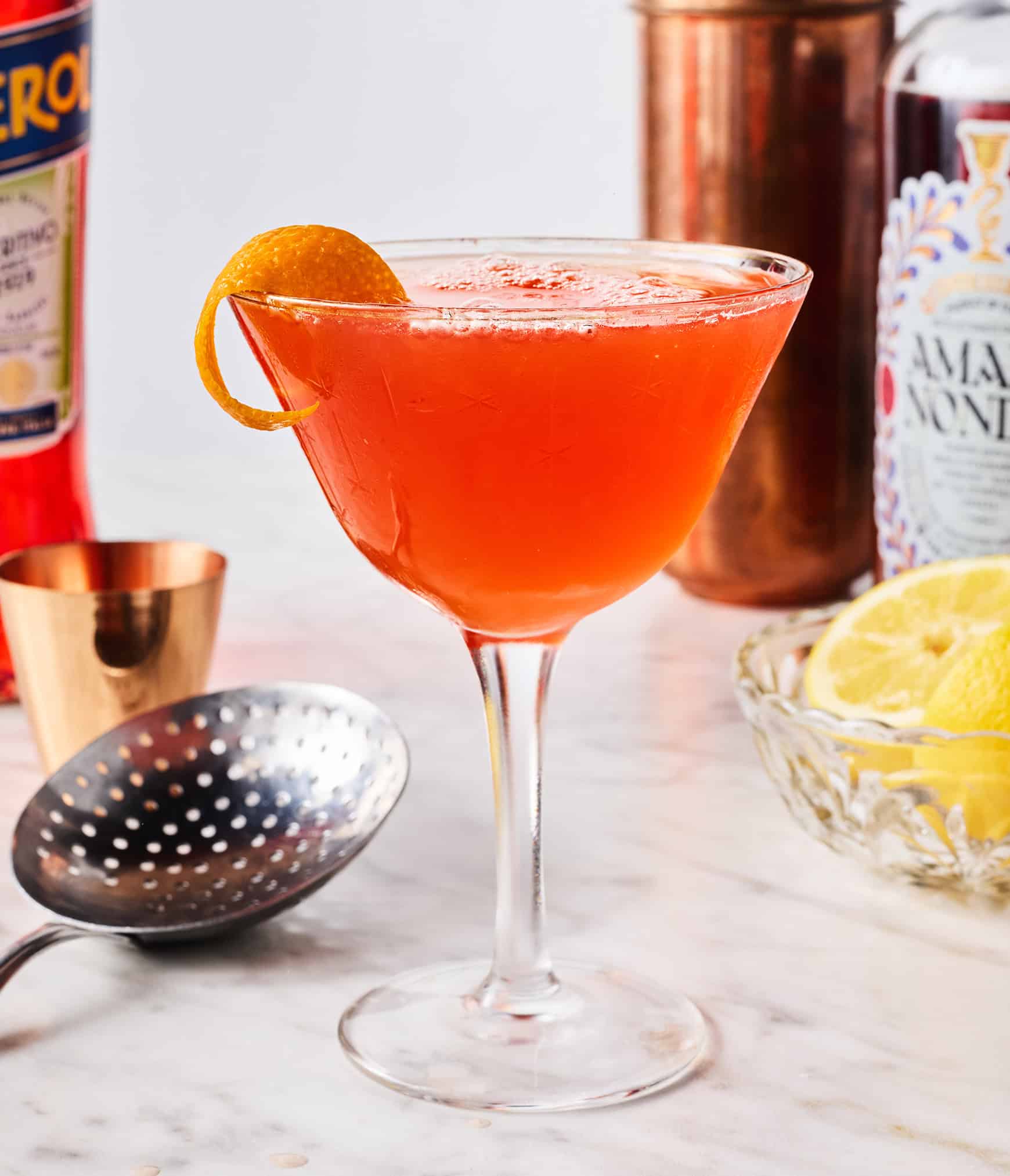 Paper plane cocktail