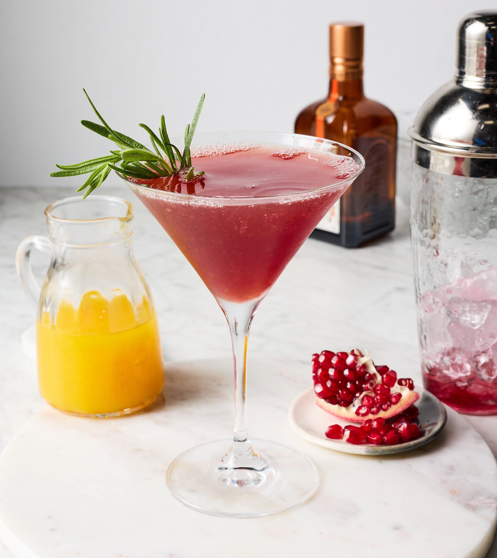 Pomegranate martini