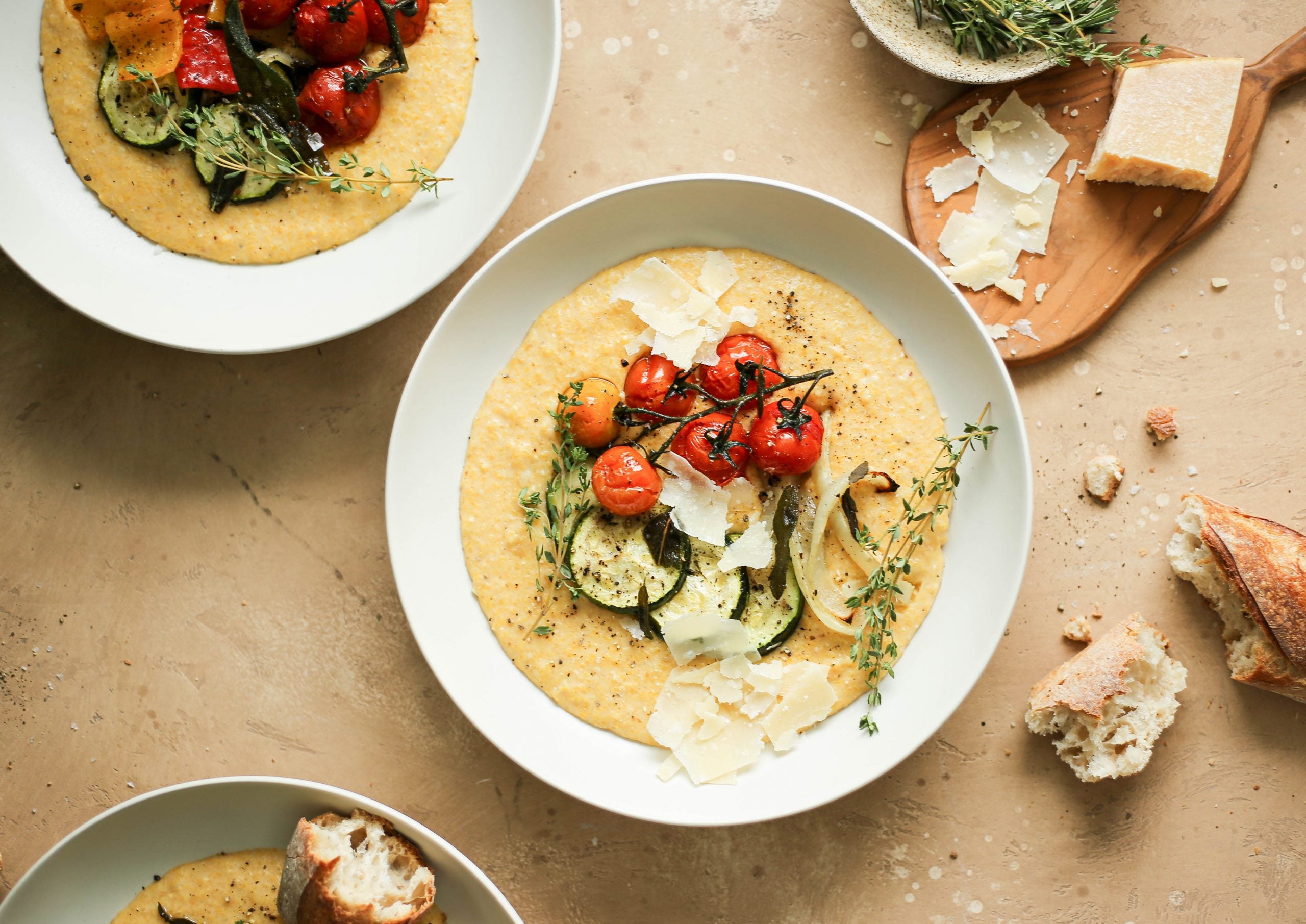 Creamy Polenta Bowls