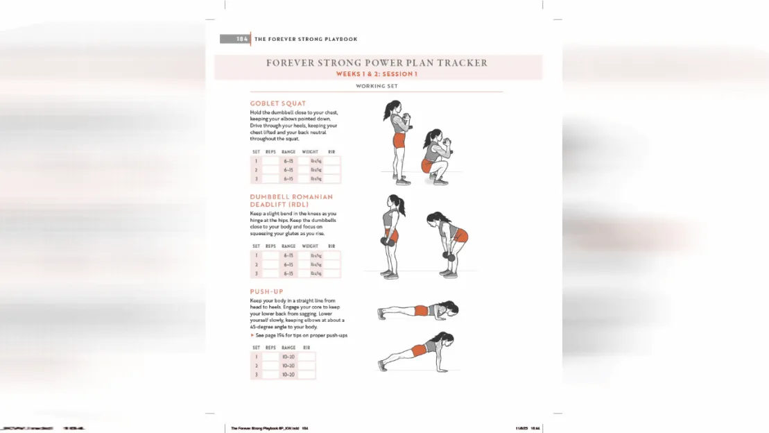 'The Forever Strong Playbook' 2