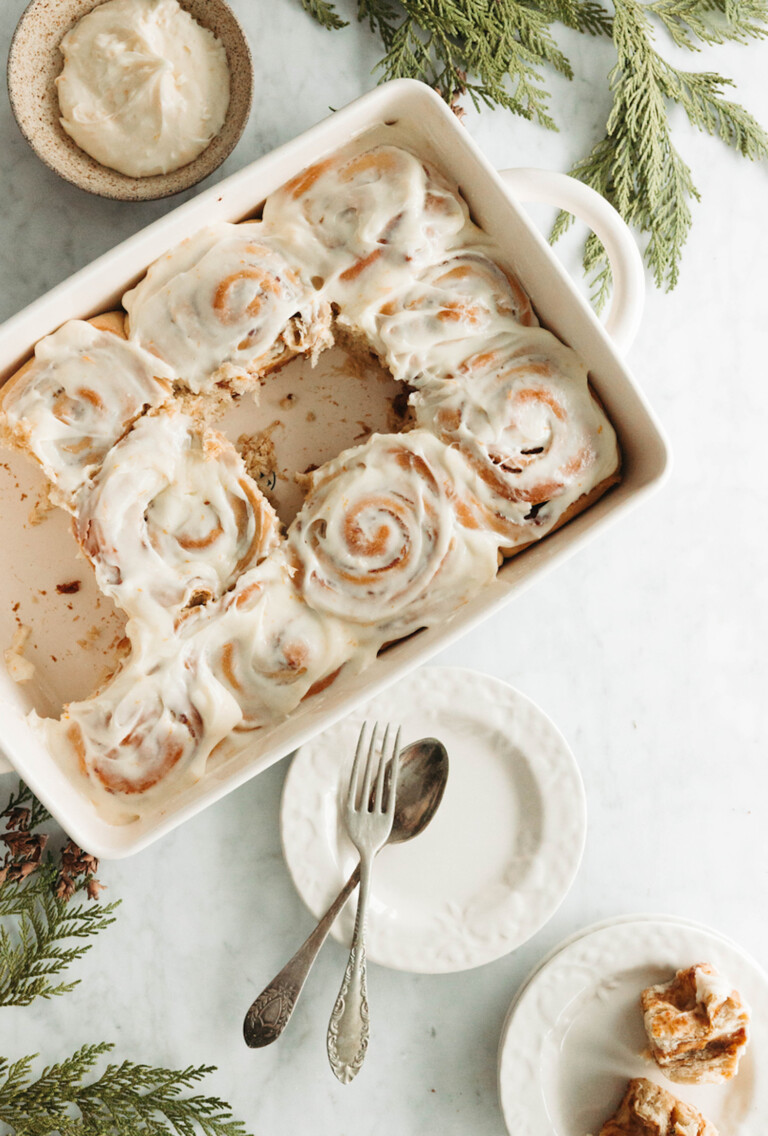 Orange Date Cinnamon Rolls
