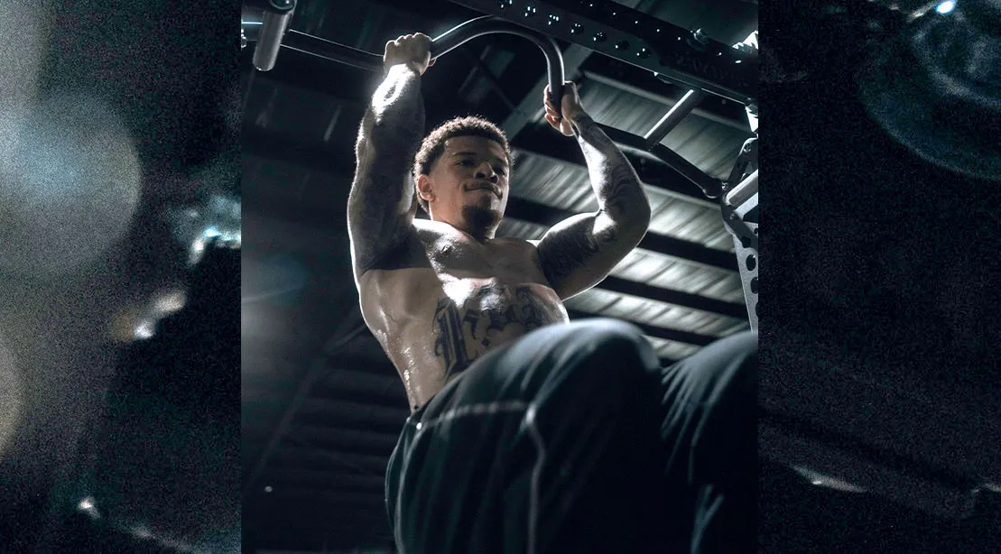 Skyy Moore performing a pullup