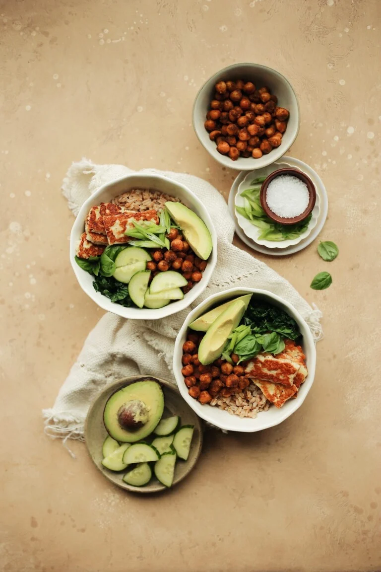 tandoori spice chickpea grain bowl