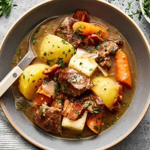 Irish lamb stew recipe.