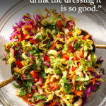 thai salad labeled for Pinterest.