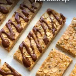 granola bars are labeled for pinterest.